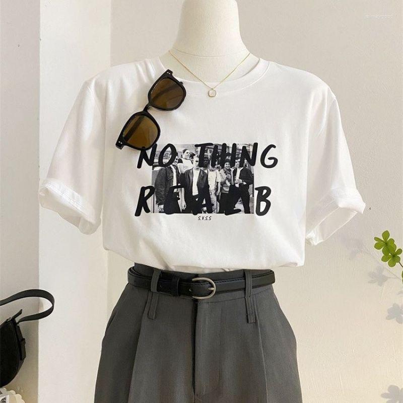 Women' T Shirts American Vintage Printed White Letter Short-sleeved T-shirt Female Summer Cotton Loose Casual Student Half-sleeved, Black
Women' T Shirts American Vintage Printed White Letter Short-sleeved T-shirt Female Summer Cotton Loose Casual Student Half-sleeved, Black