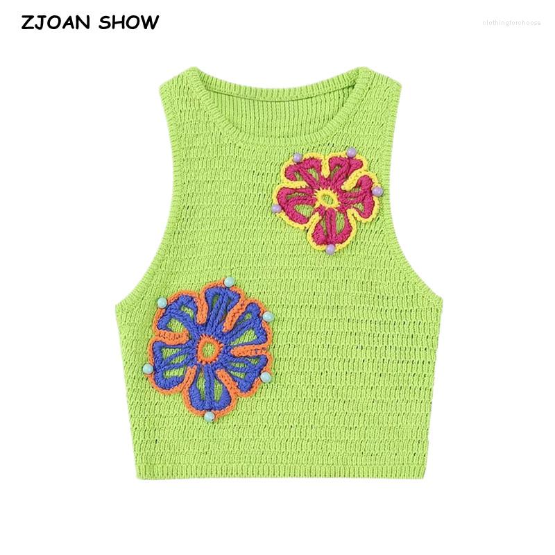 Women' Tanks 2023 BOHO Crotch Flower Beading Knitted Tank Holiday Women Sleeveless Crop Top Summer Camis, Light green
Women' Tanks 2023 BOHO Crotch Flower Beading Knitted Tank Holiday Women Sleeveless Crop Top Summer Camis, Light green