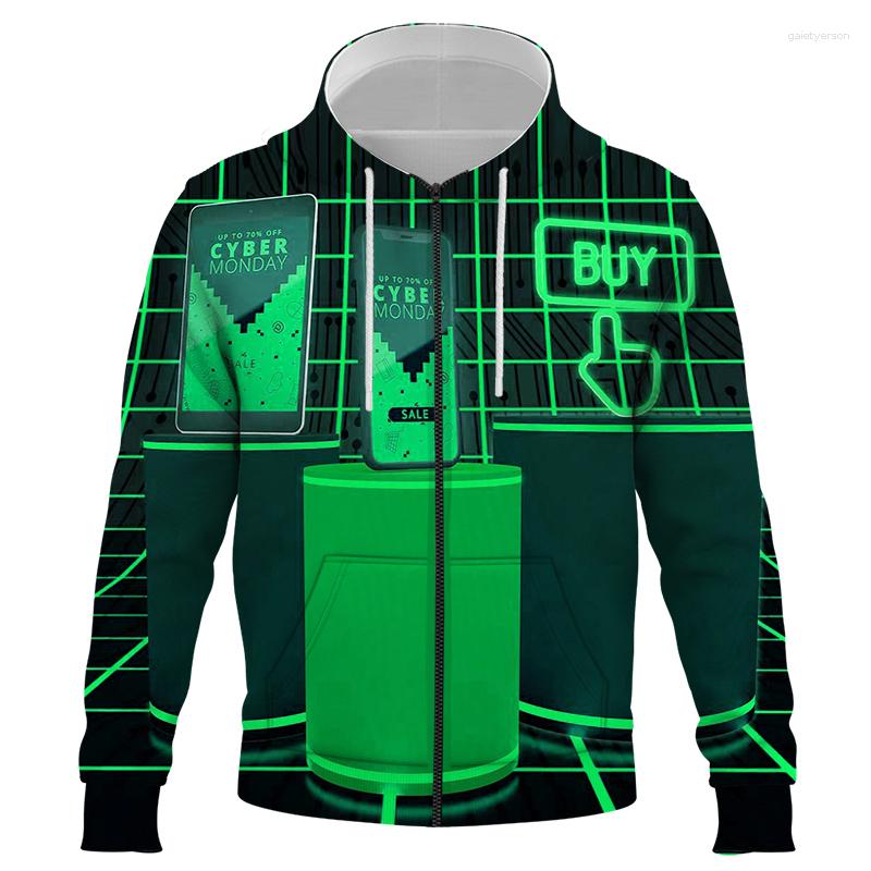 Men's Hoodies Mobile Phone 3D Printed Zipper Hooded Sweatshirt Tops Men And Women Funny Street Fashion Casual Trend Sports Oversized, Cblw-1061
Men's Hoodies Mobile Phone 3D Printed Zipper Hooded Sweatshirt Tops Men And Women Funny Street Fashion Casual Trend Sports Oversized, Cblw-1061