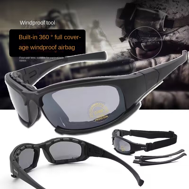 X7 Polarized Edition Military Fans Tactical Goggles Live CS Protective Outdoor Glasses Shooting Explosion-proof Sunglasses
X7 Polarized Edition Military Fans Tactical Goggles Live CS Protective Outdoor Glasses Shooting Explosion-proof Sunglasses