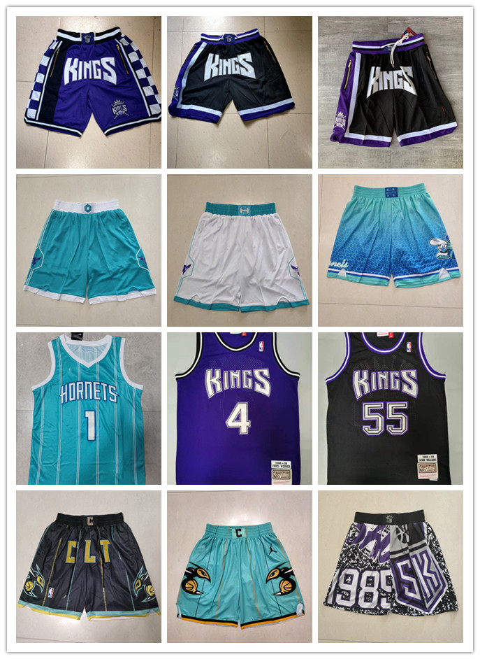 Sacramento''Kings''Shorts Charlotte''Hornets''Shorts men Throwback Basketball Jersey 1 LaMelo Ball Jason 55 Williams Chris 4 Webber, Color
Sacramento''Kings''Shorts Charlotte''Hornets''Shorts men Throwback Basketball Jersey 1 LaMelo Ball Jason 55 Williams Chris 4 Webber, Color