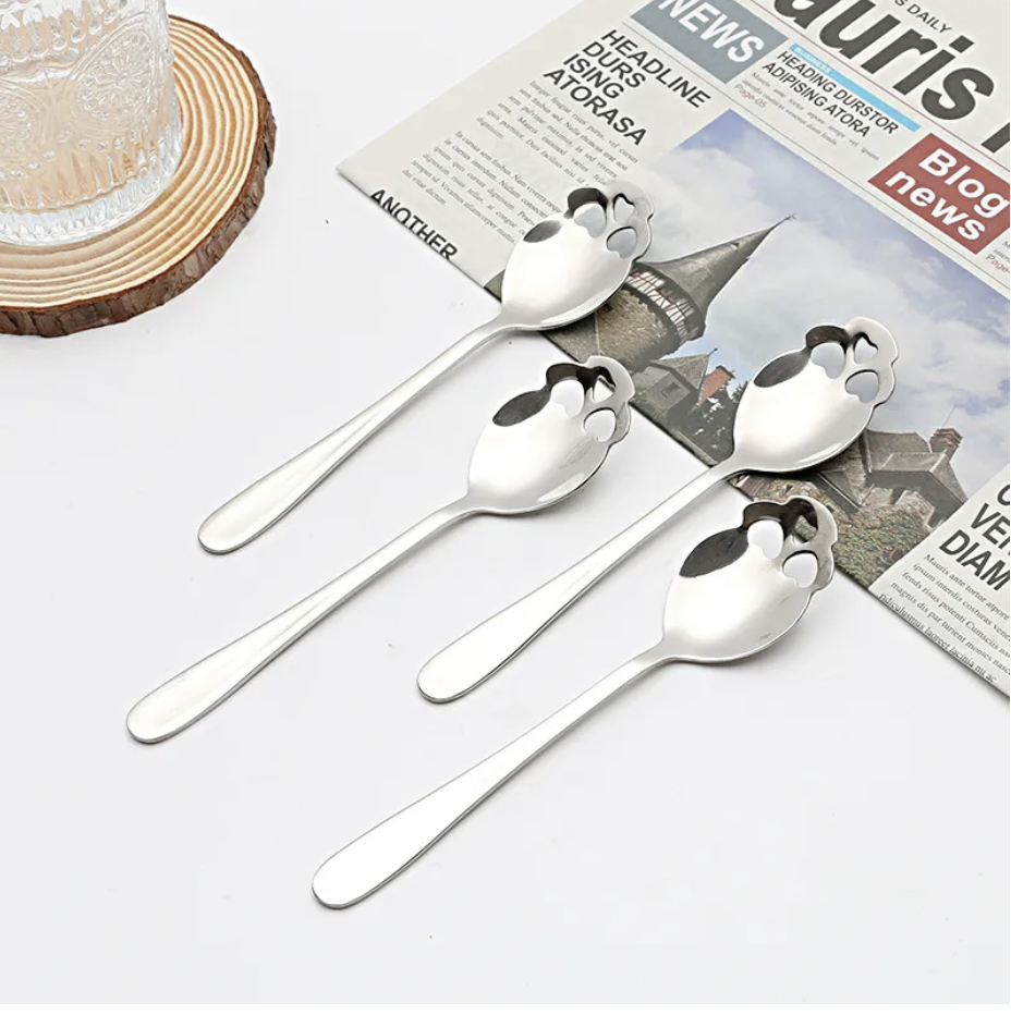 Novelty Coffee Spoon Creative Stainless Steel Sugar Skull Tea Spoons C110