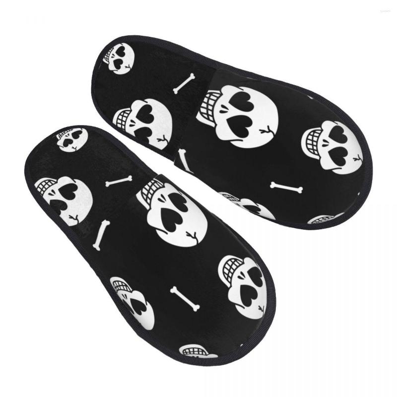 Slippers Men Women Plush Indoor Hearts And Skulls Warm Soft Shoes Home Footwear Autumn Winter 2023, Black
Slippers Men Women Plush Indoor Hearts And Skulls Warm Soft Shoes Home Footwear Autumn Winter 2023, Black