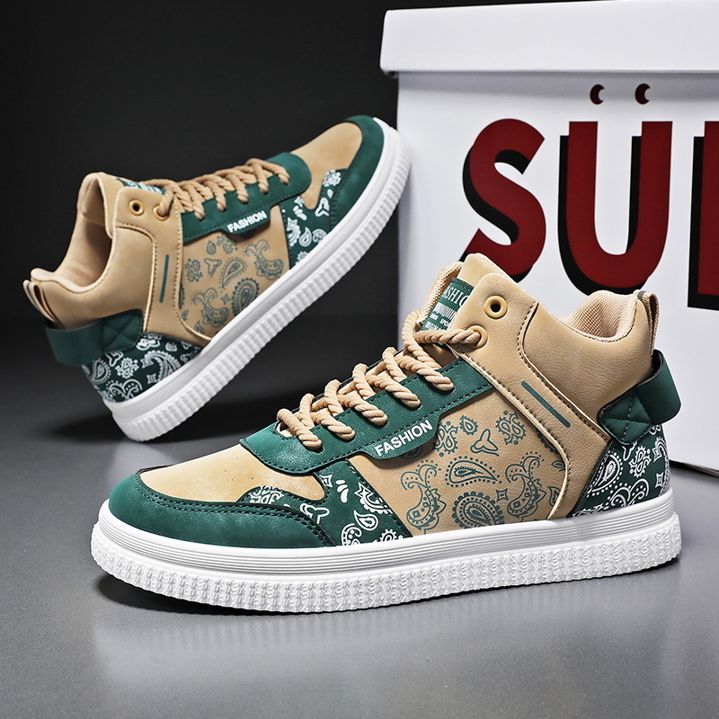 Dress Shoes Mens High Top Casual Sneakers Basketball Trendy Boys NonSlip Sports Outdoor Training Athletic Tennis 230628, White
Dress Shoes Mens High Top Casual Sneakers Basketball Trendy Boys NonSlip Sports Outdoor Training Athletic Tennis 230628, White