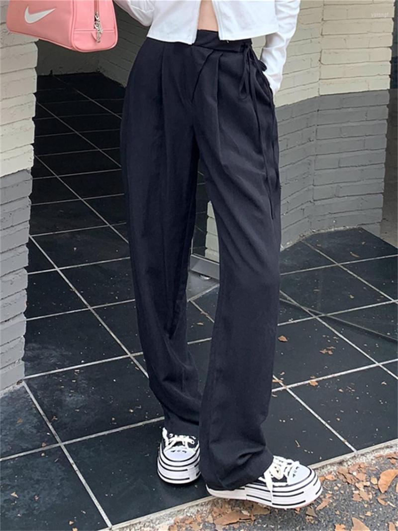 Women' Pants Alien Kitty Summer Pockets OL Trousers Women Solid 2023 Loose High Waist Streetwear All Match Straight Mujer Work Wear, Black
Women' Pants Alien Kitty Summer Pockets OL Trousers Women Solid 2023 Loose High Waist Streetwear All Match Straight Mujer Work Wear, Black