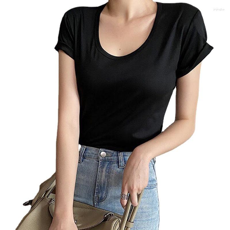 Women's T Shirts 2023 Female Summer Cotton Short Sleeve Collar Elastic Slim Top Tshirt, Khaki
Women's T Shirts 2023 Female Summer Cotton Short Sleeve Collar Elastic Slim Top Tshirt, Khaki