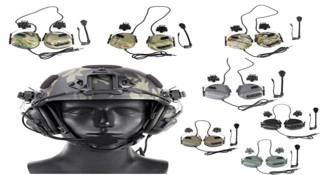 Outdoor Tacitcal Earphone Helmet Fast Tactical Headset Headphone Gear Airsoft Paintball Shooting Combat NO150153083145, Green
Outdoor Tacitcal Earphone Helmet Fast Tactical Headset Headphone Gear Airsoft Paintball Shooting Combat NO150153083145, Green