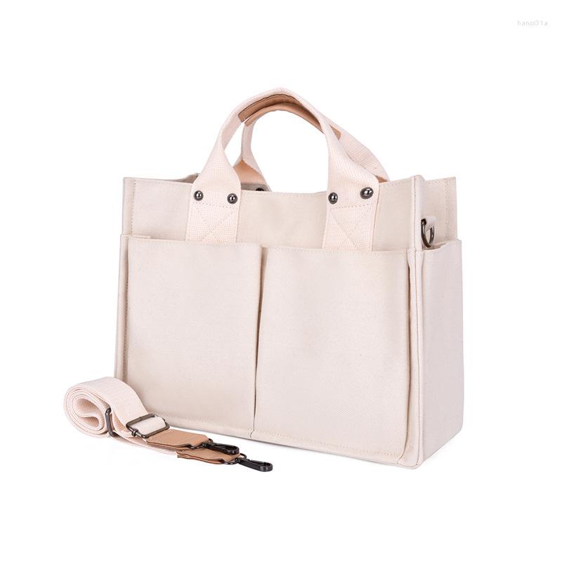 Evening Bags SWDF 2023 White Canvas Tote For Women Multi-pocket Handbag Messenger Bag Large Capacity Women's Crossbody Shoulder, Beige
Evening Bags SWDF 2023 White Canvas Tote For Women Multi-pocket Handbag Messenger Bag Large Capacity Women's Crossbody Shoulder, Beige