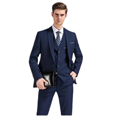 Men Suits New Fashion Clothing Latest Coat Pant Design Three Pieces (Blazer+Pant+Vest) Formal Slim Fit Suits Blue Wedding Tuxedos For Men, Black
Men Suits New Fashion Clothing Latest Coat Pant Design Three Pieces (Blazer+Pant+Vest) Formal Slim Fit Suits Blue Wedding Tuxedos For Men, Black