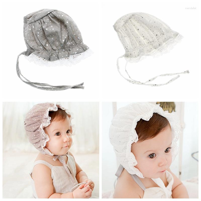 Berets Chic Elastic Cotton Hat Shining Star Lace Headdress Baby Fabric Beanies Girls Cap, White
Berets Chic Elastic Cotton Hat Shining Star Lace Headdress Baby Fabric Beanies Girls Cap, White