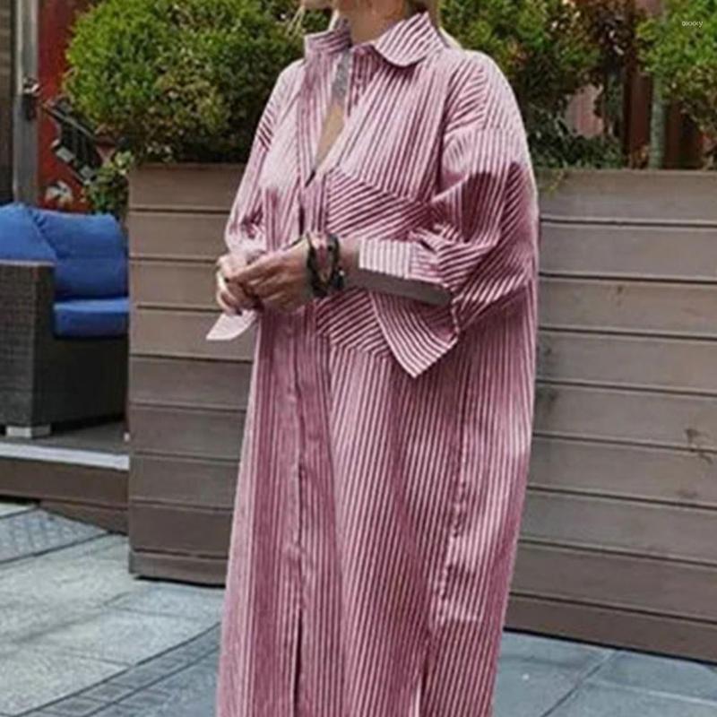 Casual Dresses Women Dress Long Sleeve Patch Pocket Single Breasted Lady Side Split Hem Female Clothing, Blue
Casual Dresses Women Dress Long Sleeve Patch Pocket Single Breasted Lady Side Split Hem Female Clothing, Blue