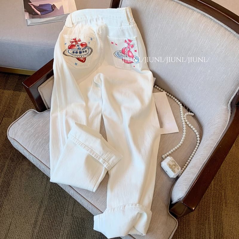 Women s Jeans Fun Colorful Pocket Graffiti Print White Design Sense Female Summer Casual High Waist Straight Pants Baggy 230628
Women s Jeans Fun Colorful Pocket Graffiti Print White Design Sense Female Summer Casual High Waist Straight Pants Baggy 230628