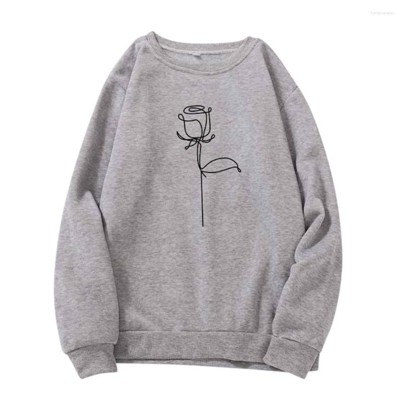 Women' Hoodies Pullover Sweatshirt Gray Tops Womens Autumn Long Sleeve Rose Print Loose O-neck Casual Teenager Sweatshirts Sudadera, Red
Women' Hoodies Pullover Sweatshirt Gray Tops Womens Autumn Long Sleeve Rose Print Loose O-neck Casual Teenager Sweatshirts Sudadera, Red