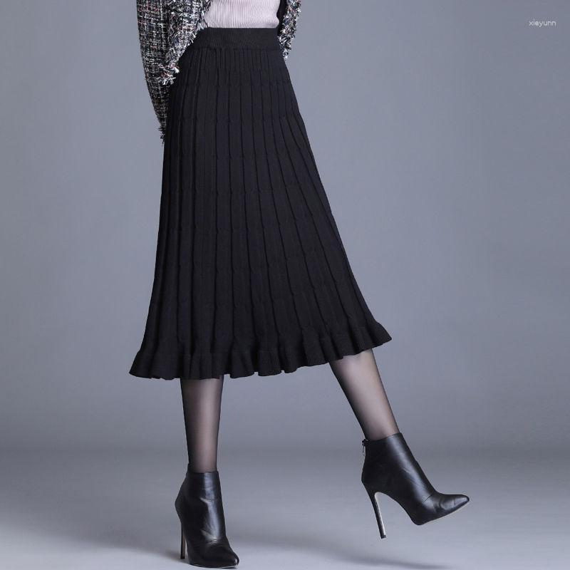 Skirts Women 2023 Autumn Fashion Knitted A-line Female Thicken Warm Loose Ladies High Waist Solid Color M847, Gray
Skirts Women 2023 Autumn Fashion Knitted A-line Female Thicken Warm Loose Ladies High Waist Solid Color M847, Gray