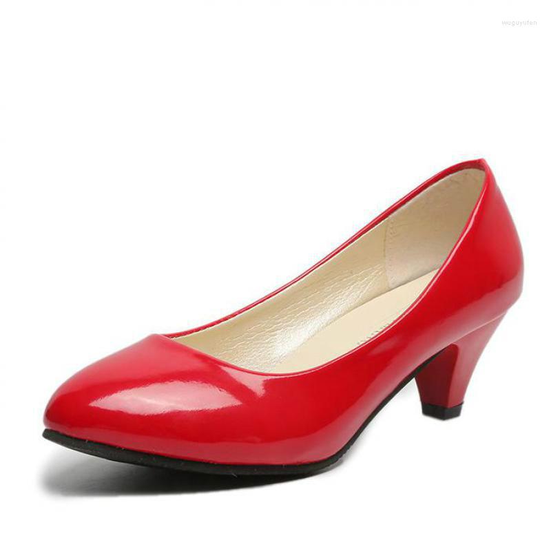Dress Shoes Women's Leather Med Heels High Quality Classic Black&White Pumps For Office Ladies White Red Sexy, Beige
Dress Shoes Women's Leather Med Heels High Quality Classic Black&White Pumps For Office Ladies White Red Sexy, Beige