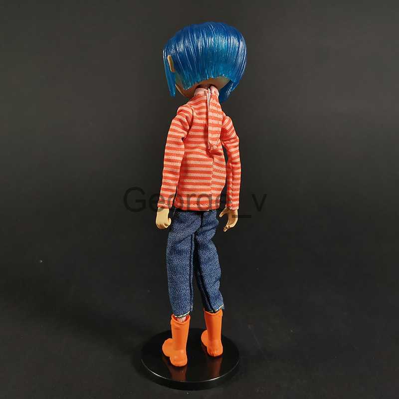 Minifig Coraline 7" Bendy Doll Action Figure Yellow cloth Raincoat NECA Collection J230629