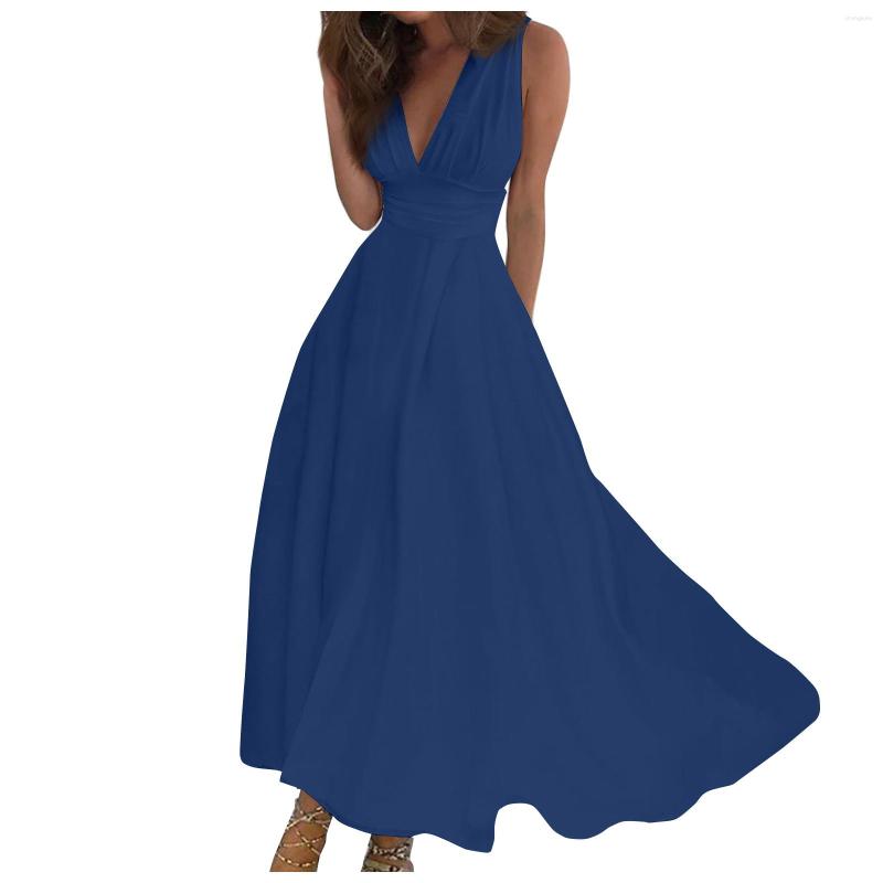 Casual Dresses Women'S Long Dress Maxi A Line Shortlevess Print Regular Fit Blue Summer Spring Vestidos Femininos
Casual Dresses Women'S Long Dress Maxi A Line Shortlevess Print Regular Fit Blue Summer Spring Vestidos Femininos