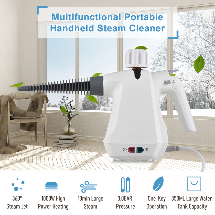 Steam Cleaners Mops Accessories 1000W Home Appliance Cleaner High Temperature Pressurized Cleaning Machine for Air Conditioning Hood Car 230628 - view 5