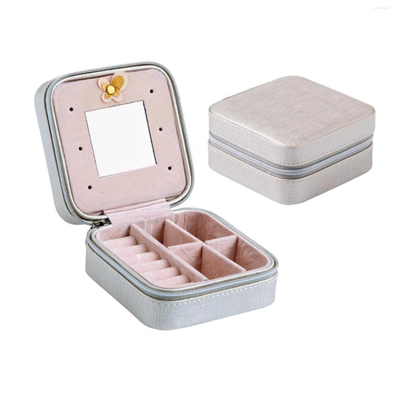 Jewelry Pouches Women Girls Travel Jewellery Box Gift Portable Earrings PU Leather Small Rings Home Storage Organizer With Mirror Necklace
Jewelry Pouches Women Girls Travel Jewellery Box Gift Portable Earrings PU Leather Small Rings Home Storage Organizer With Mirror Necklace