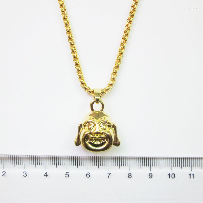 Pendant Necklaces Buddhism Godness Maitreya Buddha Metal Necklace