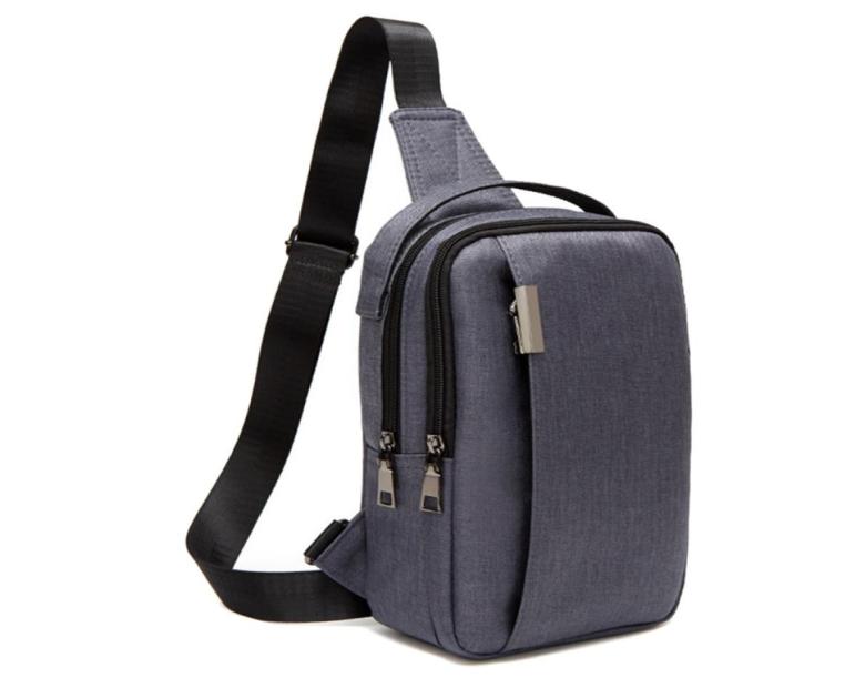 NEW Mens Chest Bag Small Canvas Shoulder Backpack Sling Cross Body Zipper Travel Bag Q01141178939, Black
NEW Mens Chest Bag Small Canvas Shoulder Backpack Sling Cross Body Zipper Travel Bag Q01141178939, Black