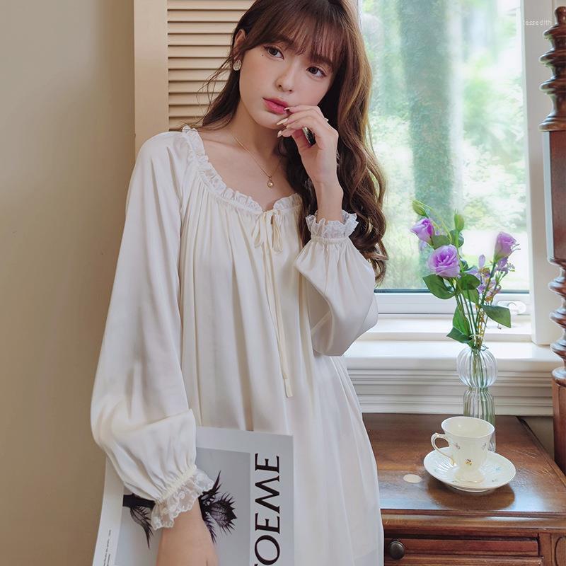 Women's Sleepwear Summer Lace Patchwork Nightgown Sleepdress Beige Long Women Kimono Dressing Gown Lingerie Sexy Rayon Nightwear Loungewear, White b
Women's Sleepwear Summer Lace Patchwork Nightgown Sleepdress Beige Long Women Kimono Dressing Gown Lingerie Sexy Rayon Nightwear Loungewear, White b