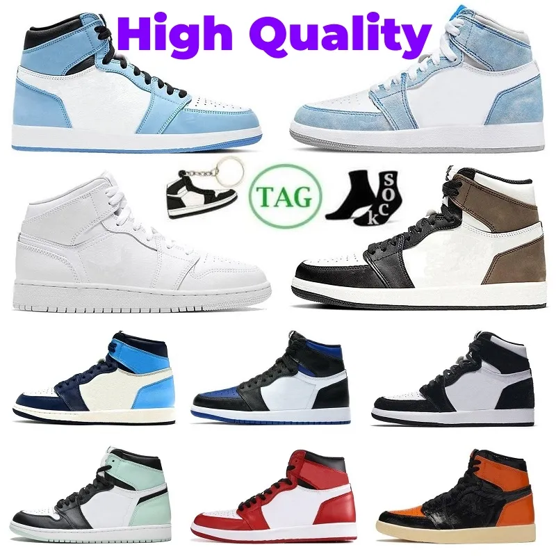 New jumpman Outdoor Shoes 1 High Dark Mocha Hyper Royal University Blue Fearless Obsidian UNC Banned Bred Toe Chicago Balvin Sport with boxes, 15
New jumpman Outdoor Shoes 1 High Dark Mocha Hyper Royal University Blue Fearless Obsidian UNC Banned Bred Toe Chicago Balvin Sport with boxes, 15