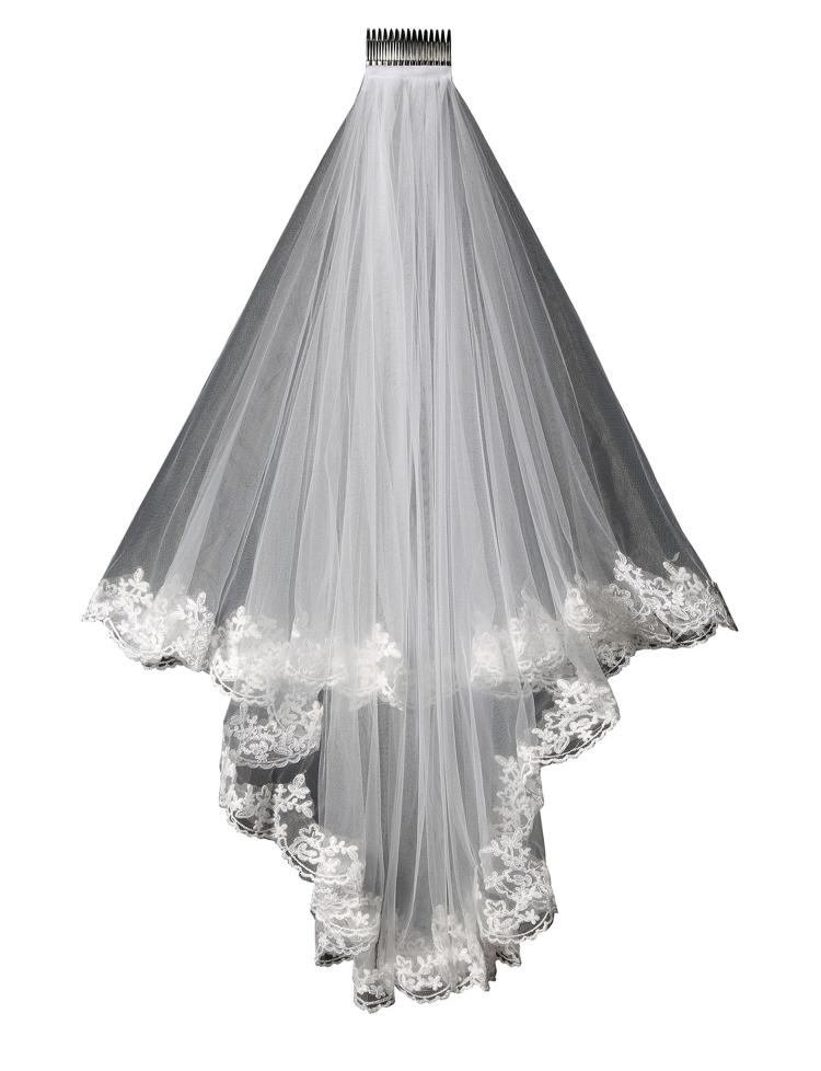 2019 New Lace wedding veil lace short design single wedding bride039s Veil long hair comb in stock2264778, White
2019 New Lace wedding veil lace short design single wedding bride039s Veil long hair comb in stock2264778, White