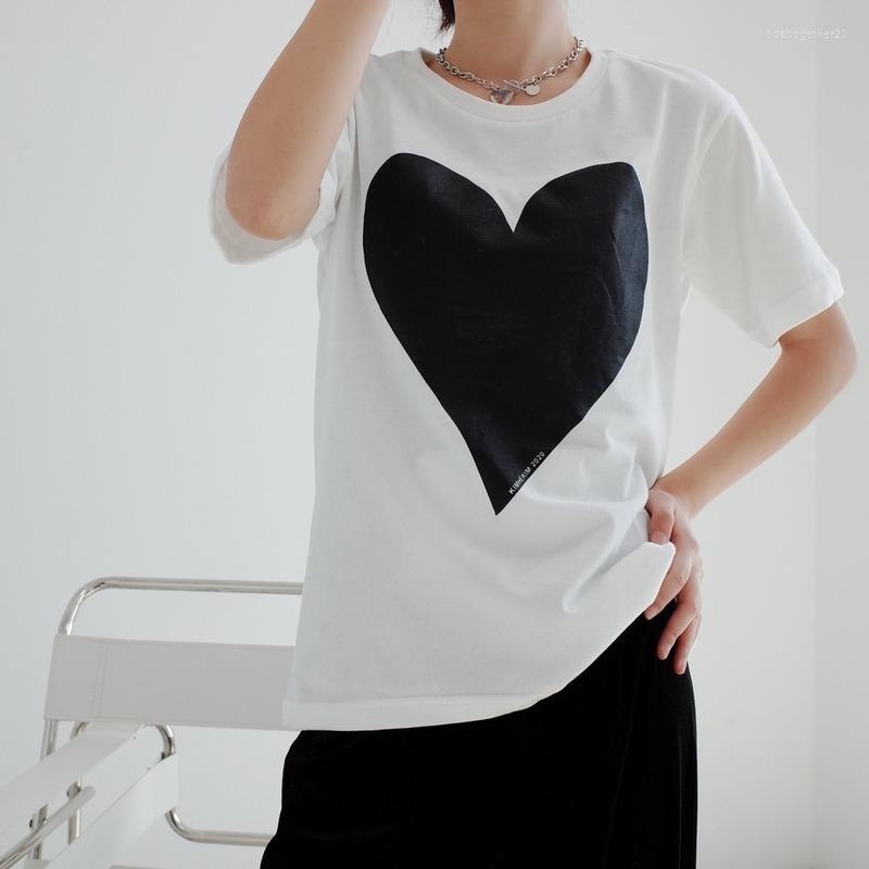Women' T Shirts Big Black Heart Print Women Sping Summer Loose O Neck Short Sleeve Tops Korean Casual All Match Homewear 2023 Tees, Black white
Women' T Shirts Big Black Heart Print Women Sping Summer Loose O Neck Short Sleeve Tops Korean Casual All Match Homewear 2023 Tees, Black white