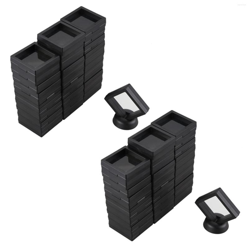 Jewelry Pouches Coin Display Box - 60 3D Floating Frame Holder With Stands For Medallions