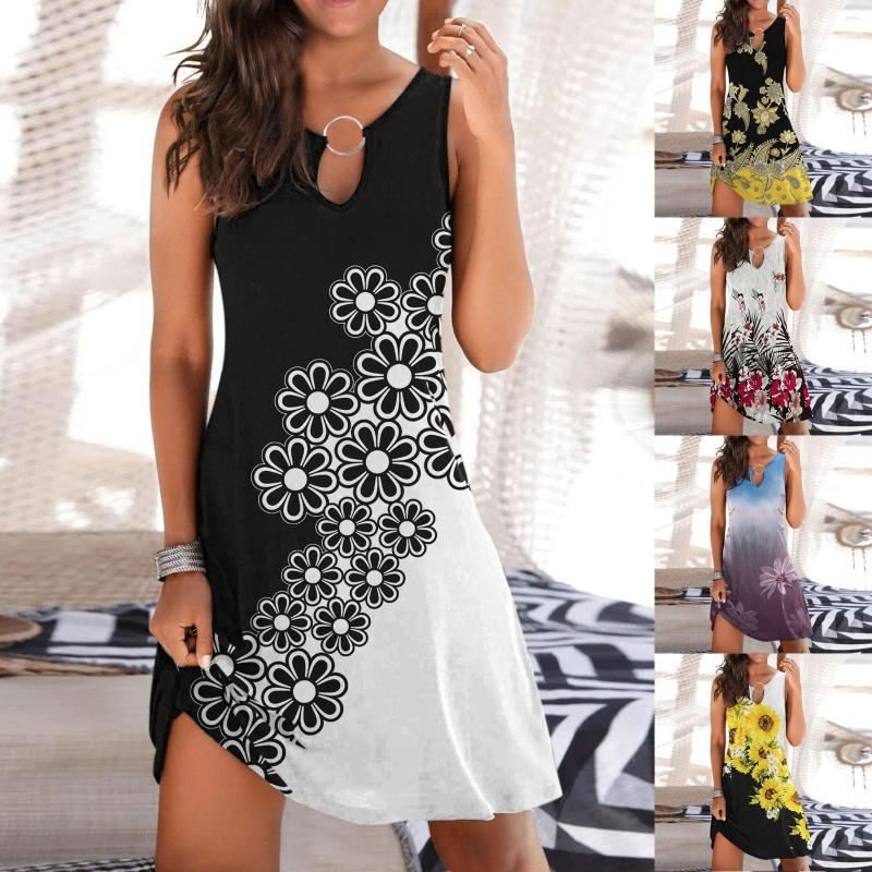 Casual Dresses Women Summer Dress Sleeveless Floral Print V Neck Hollow Out Sundress Loose Beach Mini, Yellow
Casual Dresses Women Summer Dress Sleeveless Floral Print V Neck Hollow Out Sundress Loose Beach Mini, Yellow
