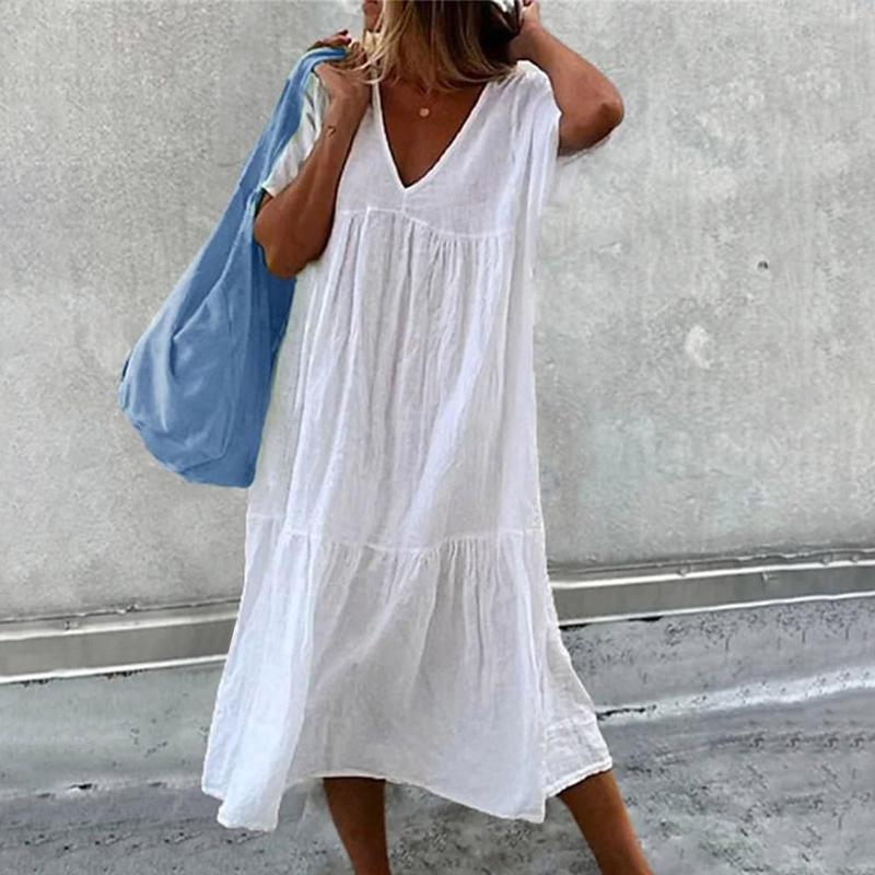 Casual Dresses For Women 2023 Swing Dress Summer Qutfits Short Sleeve V Neck Maxi Beach Holiday Midi, Black
Casual Dresses For Women 2023 Swing Dress Summer Qutfits Short Sleeve V Neck Maxi Beach Holiday Midi, Black