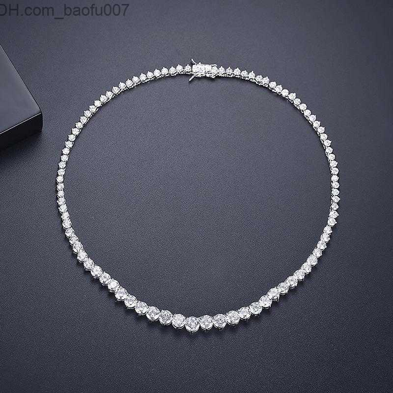 Pendant Necklaces fashionTrendy Necklace Lab Diamond Stone White Gold Filled chorker Pendant Necklaces for Women Bridal Party Wedding jewelry Z230629
Pendant Necklaces fashionTrendy Necklace Lab Diamond Stone White Gold Filled chorker Pendant Necklaces for Women Bridal Party Wedding jewelry Z230629