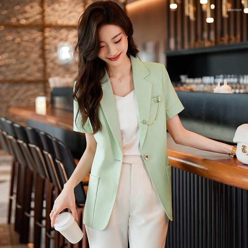 Women's Suits Elegant Green Summer Styles Formal Blazers Jackets Coat Women OL Professional Outwear Overcoat Tops Blaser Clothes, Bluish green
Women's Suits Elegant Green Summer Styles Formal Blazers Jackets Coat Women OL Professional Outwear Overcoat Tops Blaser Clothes, Bluish green