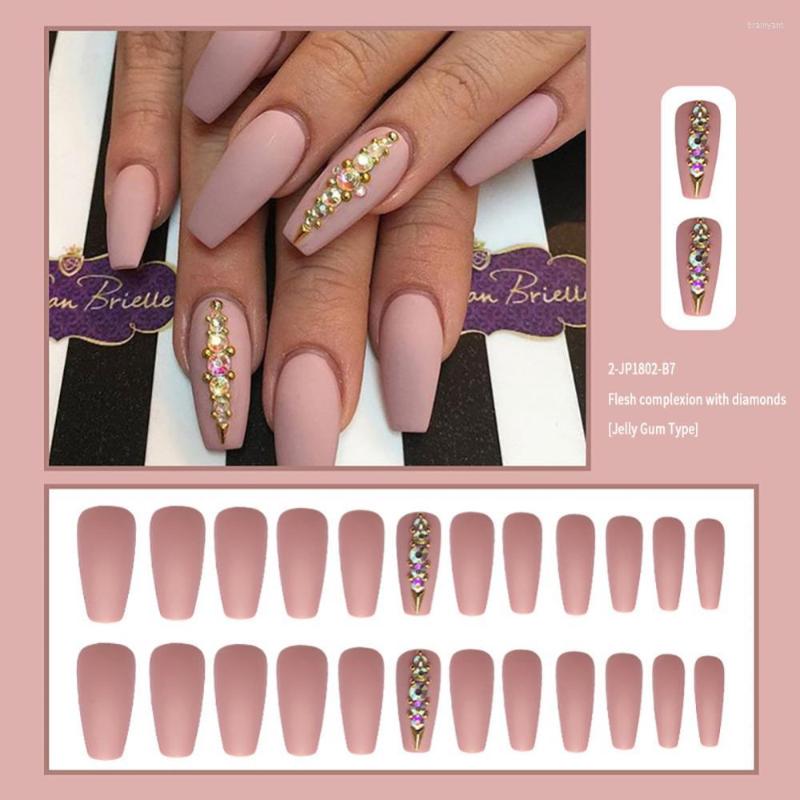 False Nails 1box Detachable Long Coffin Fake European Diamond Ballerina Full Nail Art Tips Colorful Beauty Artificial Manicure, 01
False Nails 1box Detachable Long Coffin Fake European Diamond Ballerina Full Nail Art Tips Colorful Beauty Artificial Manicure, 01