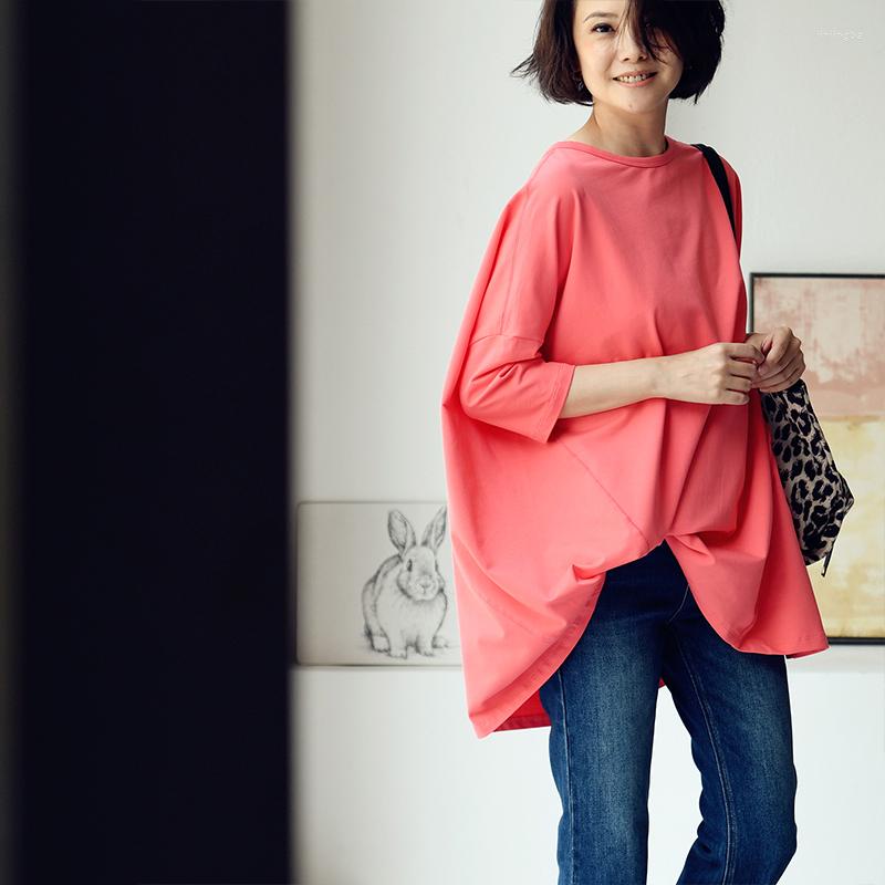 Women's T Shirts MICOCO T995 Medium And Long Candy-colored T-shirt With Round Neck Seven-minute Sleeves, Army green
Women's T Shirts MICOCO T995 Medium And Long Candy-colored T-shirt With Round Neck Seven-minute Sleeves, Army green
