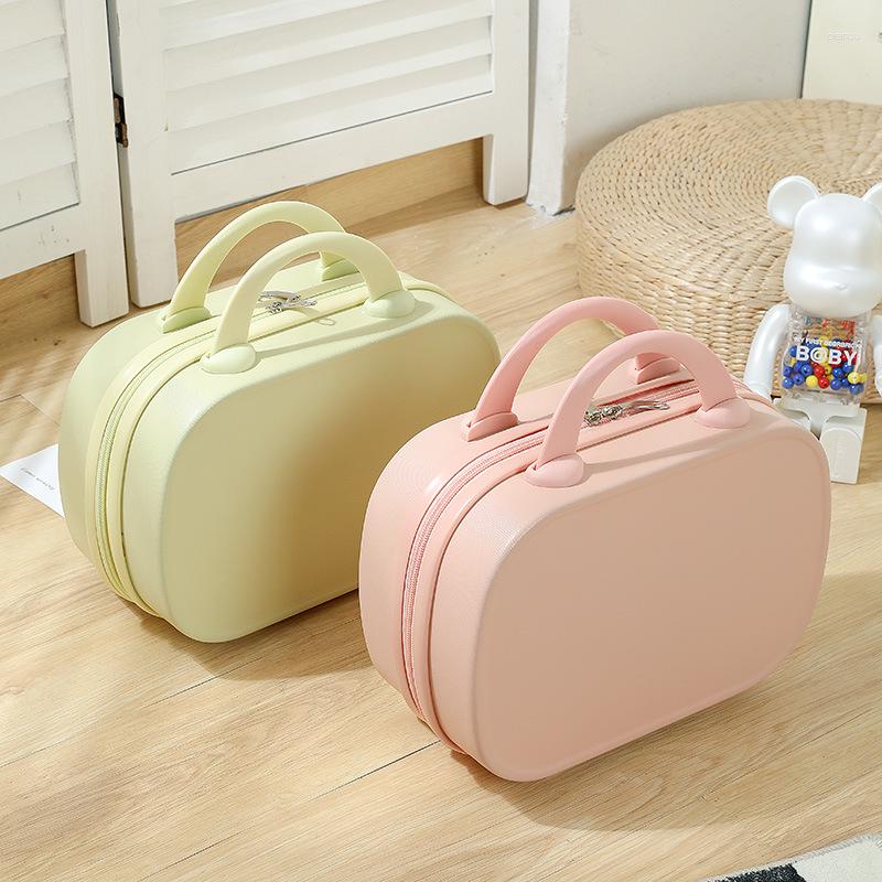 Suitcases Portable 14-inch Hand Luggage Women Travel Cosmetic Bag Small ABS Carrying Suitcase Makeup For Girls Storage Organizer
Suitcases Portable 14-inch Hand Luggage Women Travel Cosmetic Bag Small ABS Carrying Suitcase Makeup For Girls Storage Organizer