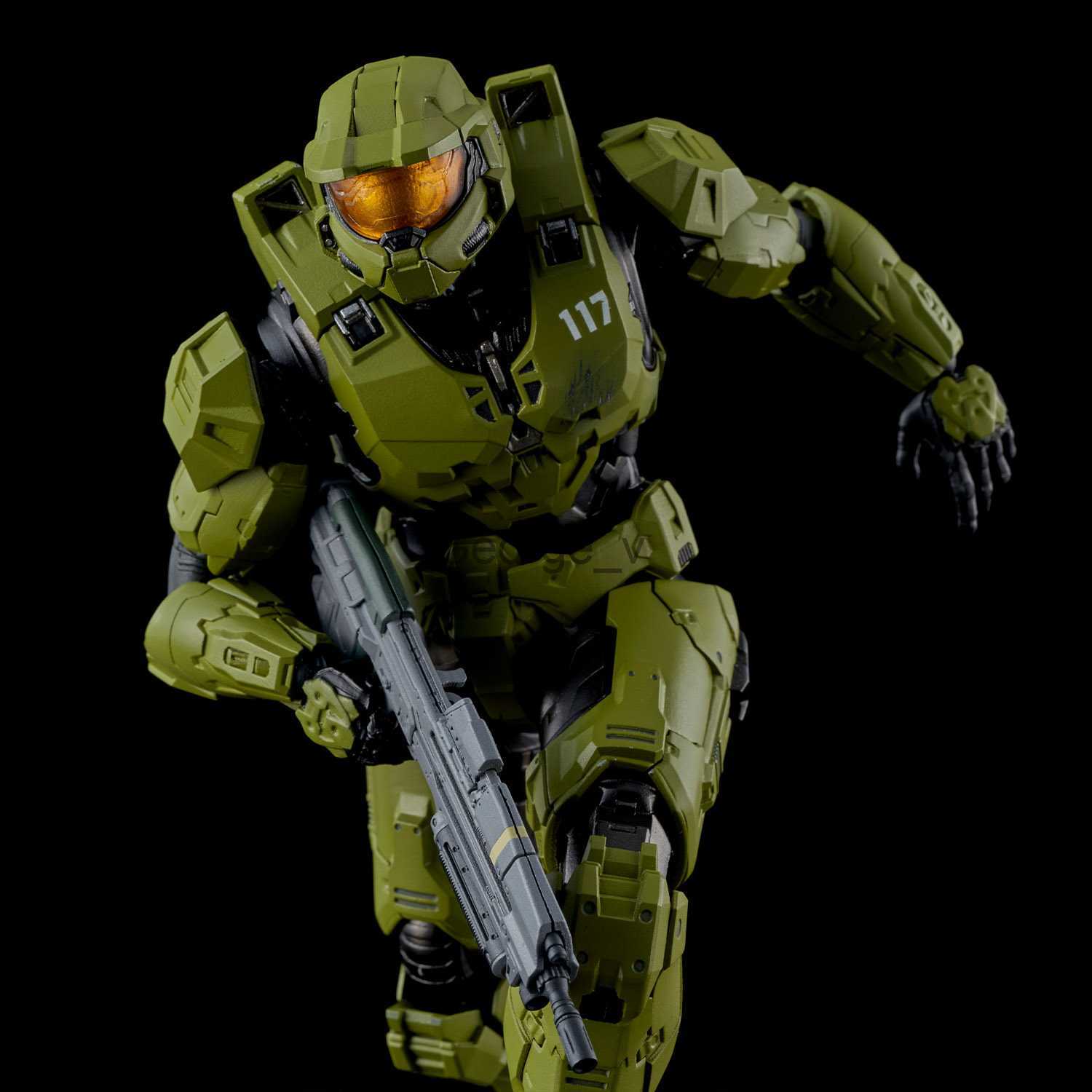 Minifig New Master Chief Re Edit Halo Infinite 5 Figure Halo Jefe Maestro John117 Casco Action Figure Play Art Kai Figure Collection Toy J230629