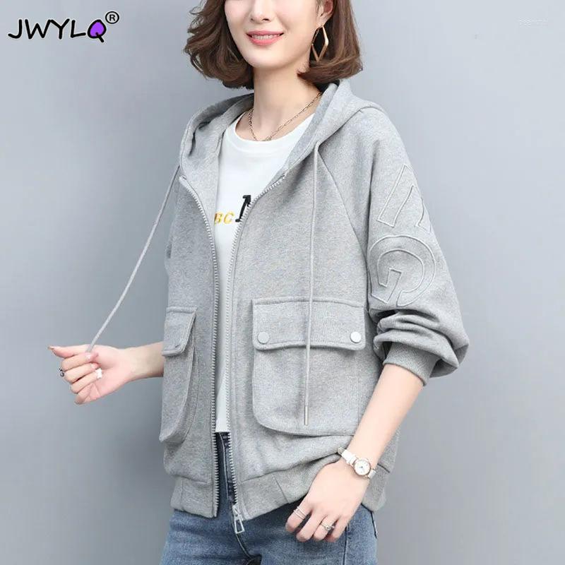 Women's Hoodies Korean Pocket Long Sleeve Letter Print Cotton Sweatshirts Spring Autumn Loose Zip Up Hoodie Womens Clothing Casual Thin Tops, Black
Women's Hoodies Korean Pocket Long Sleeve Letter Print Cotton Sweatshirts Spring Autumn Loose Zip Up Hoodie Womens Clothing Casual Thin Tops, Black