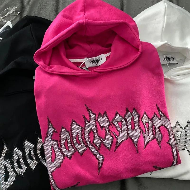 Women's Hoodies Y2K Rhinestone Letter Print Long Sleeve Pullover Women Grunge Hooded Jacket Streetwear Vintage Clothing, Black
Women's Hoodies Y2K Rhinestone Letter Print Long Sleeve Pullover Women Grunge Hooded Jacket Streetwear Vintage Clothing, Black