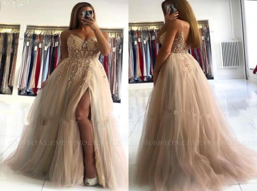 2022 Sexy Split Side Champagne Crystals Prom Dresses A line Spaghetti Straps Backless Evening Gowns BC09756274424, Purple
2022 Sexy Split Side Champagne Crystals Prom Dresses A line Spaghetti Straps Backless Evening Gowns BC09756274424, Purple