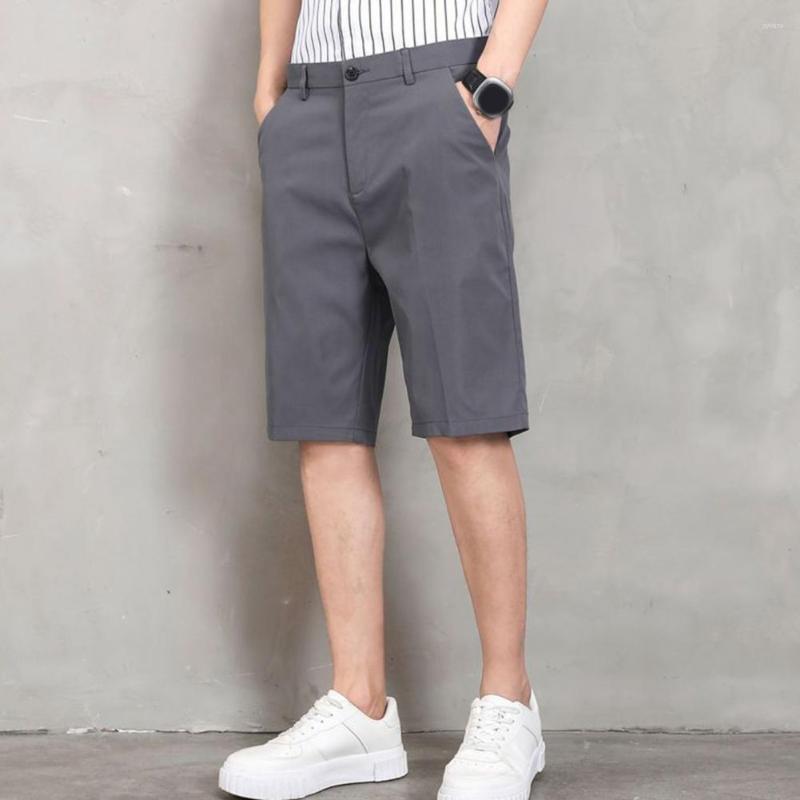 Men's Shorts Men Mid-rise Button Zipper Suit Solid Color Quick Drying Pockets Straight Leg Knee-Length Office, Black
Men's Shorts Men Mid-rise Button Zipper Suit Solid Color Quick Drying Pockets Straight Leg Knee-Length Office, Black