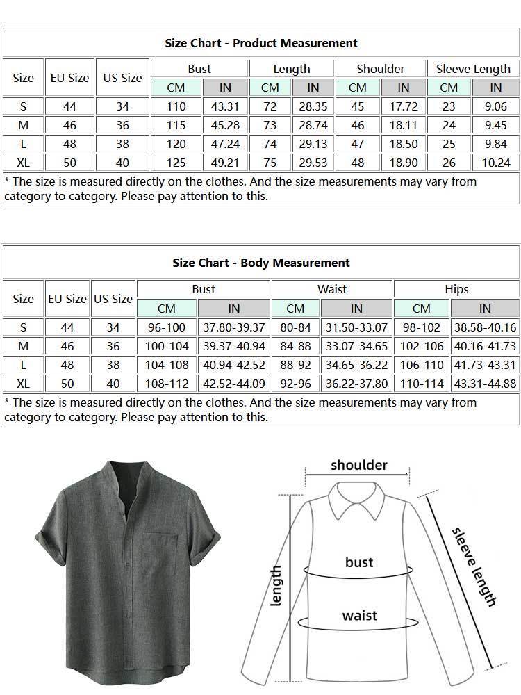 Men s Dress Shirts Cotton for Men Solid Linen Textured Streetwear Blouses Summer Short sleeves Casual Tops with Front Pocket 230629
