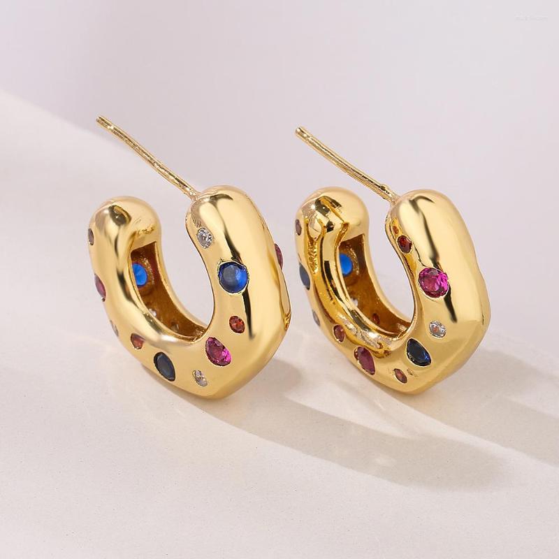 Stud Earrings Arrive Vintage Light Luxury Mirror Glod Plating Hoop For Women High Quality C-Shaped Design Earring Jewelry Gift
Stud Earrings Arrive Vintage Light Luxury Mirror Glod Plating Hoop For Women High Quality C-Shaped Design Earring Jewelry Gift