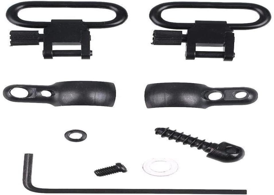 Lever Action Rifle Sling Mount Kit Split Band with 1039039 QD 115 Sling Swivels for Winchester Marlin Mossberg8191497, Black
Lever Action Rifle Sling Mount Kit Split Band with 1039039 QD 115 Sling Swivels for Winchester Marlin Mossberg8191497, Black