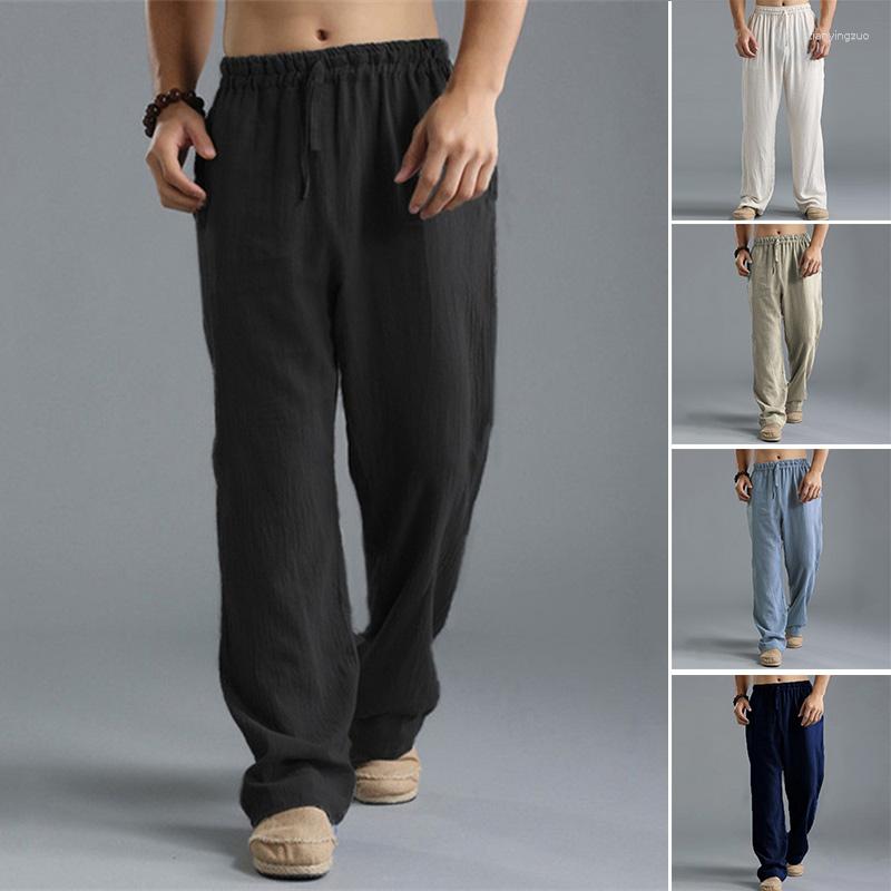 Men' Pants Solid Color Cotton Linen Men Minimalist Basic Casual Drawstring Trousers Thin Plus Size Loose Straight Leg Pant, White
Men' Pants Solid Color Cotton Linen Men Minimalist Basic Casual Drawstring Trousers Thin Plus Size Loose Straight Leg Pant, White