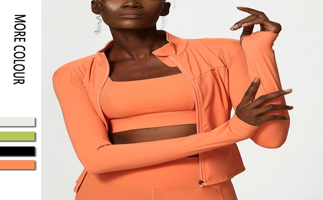 Nude LU zipper yoga jacket autumn winter outdoor jacket nylon sports top women quickundefineddrying soft fitness coat7620415, Orange
Nude LU zipper yoga jacket autumn winter outdoor jacket nylon sports top women quickundefineddrying soft fitness coat7620415, Orange