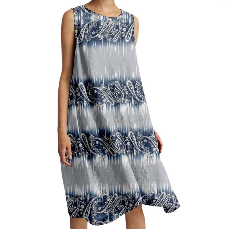 Casual Dresses Women'S Stretch Cotton And LInen Comfortable Beach Dress Flower Print Long Holiday High Waist Sweet, Blue
Casual Dresses Women'S Stretch Cotton And LInen Comfortable Beach Dress Flower Print Long Holiday High Waist Sweet, Blue