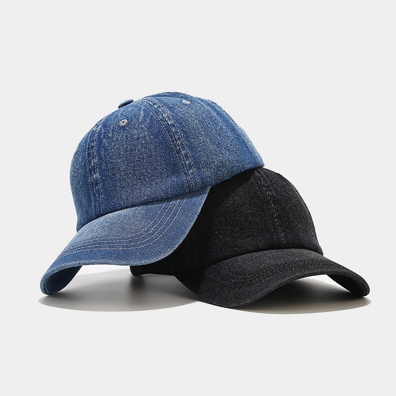 Visors High Quality Fashion Denim Baseball Cap Men Women Jeans Caps Casquette Plain Bone Hat Gorras Casual Dad Male Hats 230627