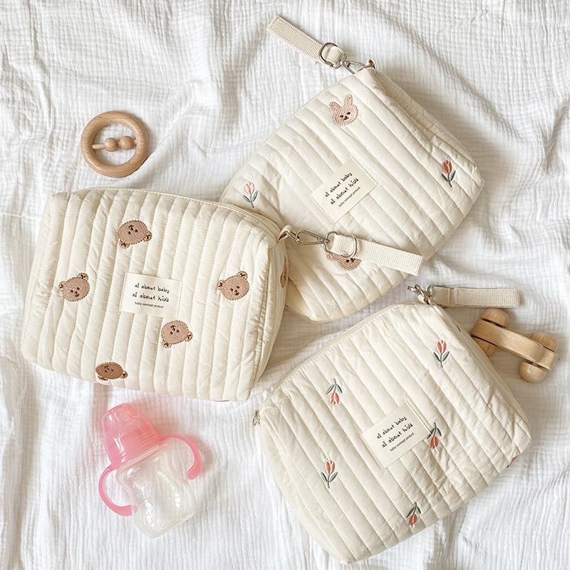Cosmetic Bags Large-capacity Embroidered Cute Baby Stroller Bag Mommy Portable Diaper Environmental Protection Storage, Bear diaper bag
Cosmetic Bags Large-capacity Embroidered Cute Baby Stroller Bag Mommy Portable Diaper Environmental Protection Storage, Bear diaper bag
